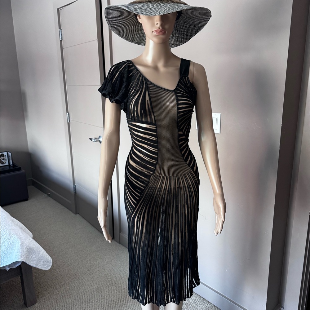 Dior Black and White Dress